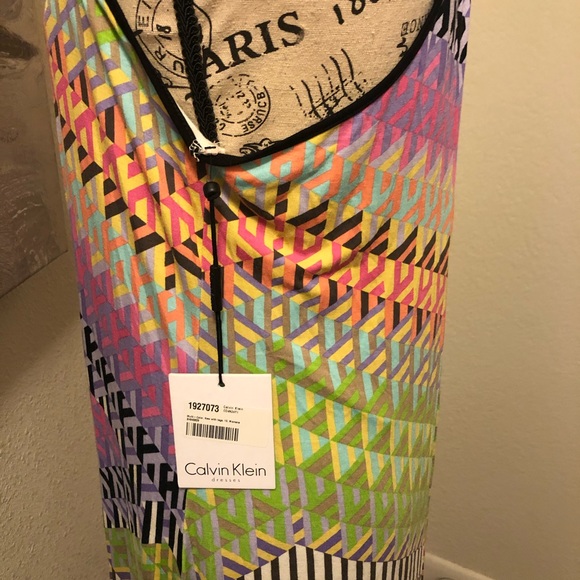 Gorgeous Calvin Klein maxi dress NWT size 10 - Picture 7 of 9